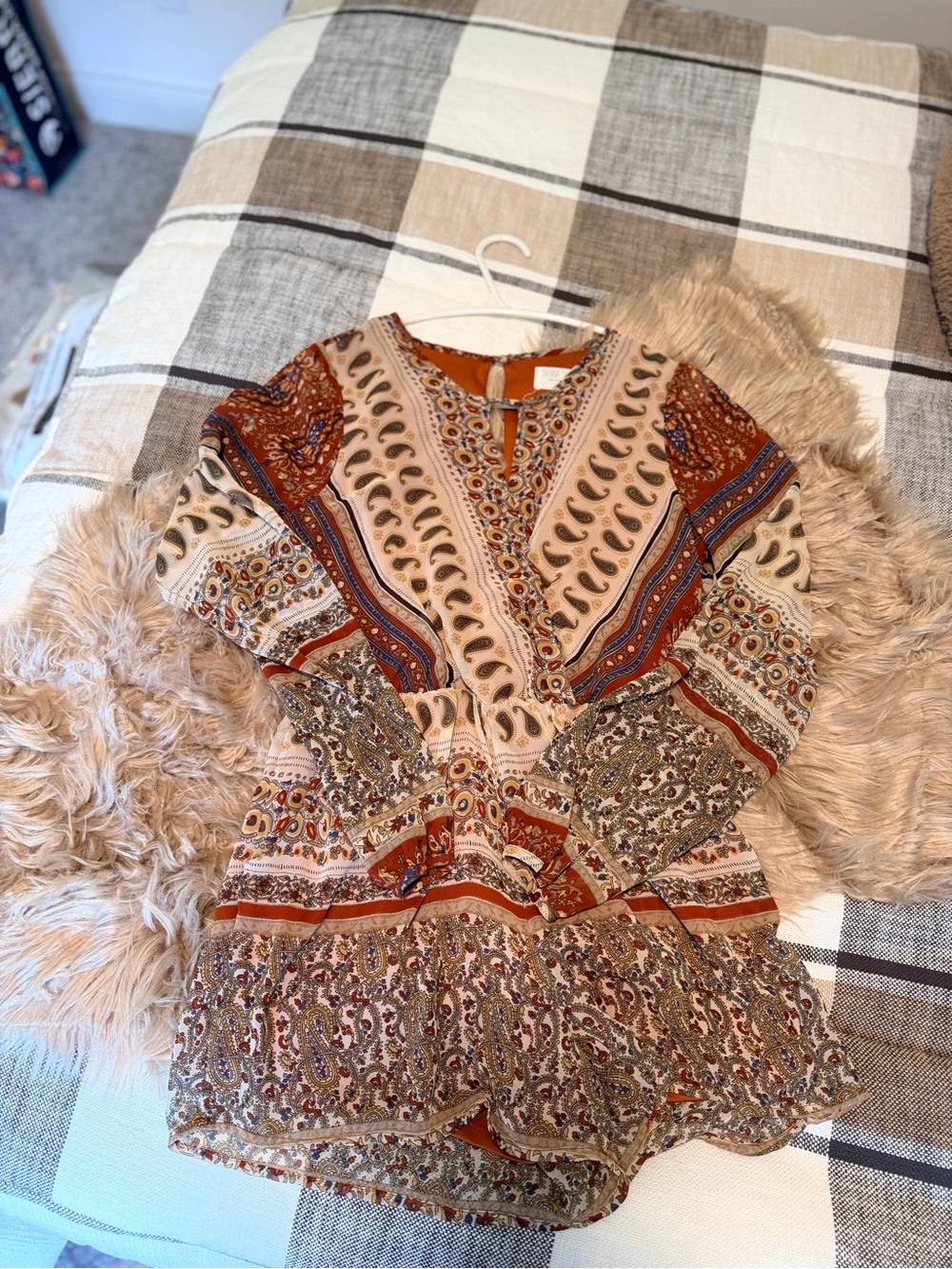 Chic trendy bohemian romper size small Sienna Sky - Picture 5 of 13